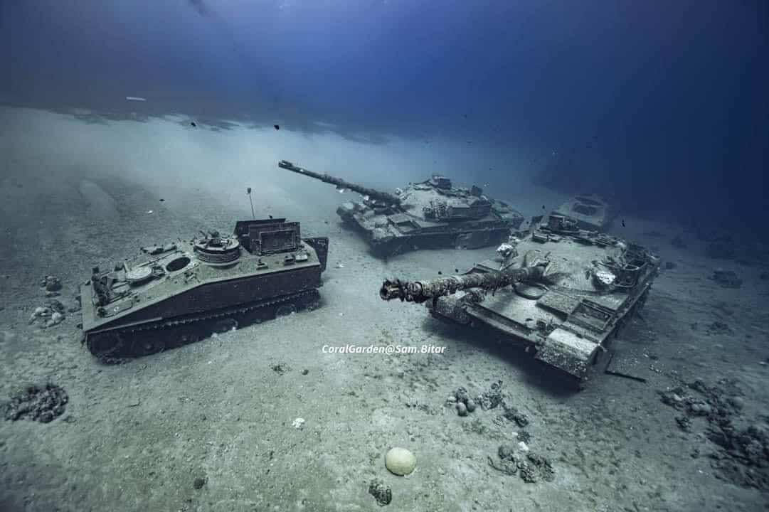 tank under water